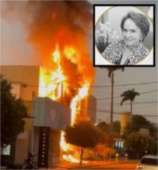 Cartório pega fogo horas depois da morte de esposa de tabelião em MT