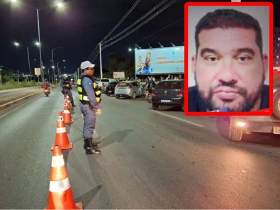 Supostamente fugindo de blitz, promotor de eventos capota carro em Cuiabá