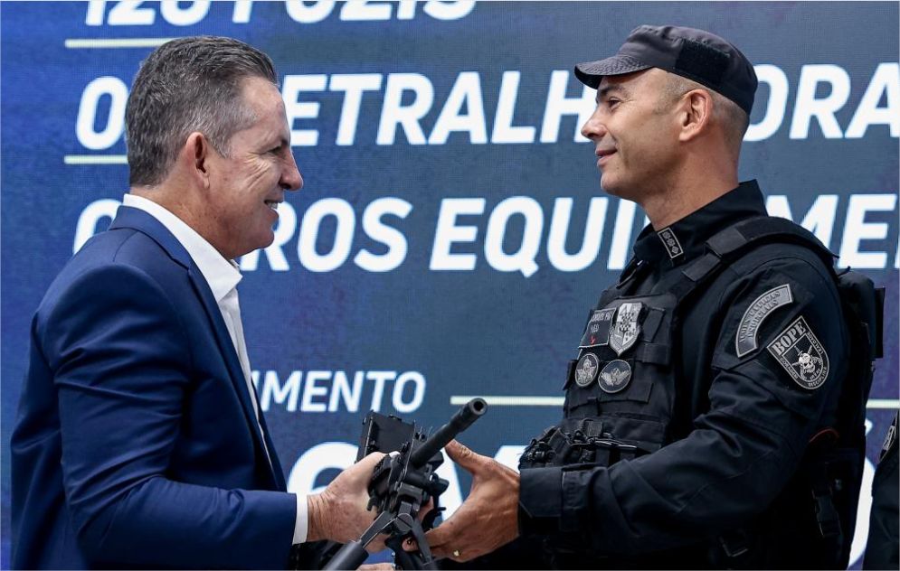 No combate ao crime, Mauro diz que “MT e SP têm as melhores armas”