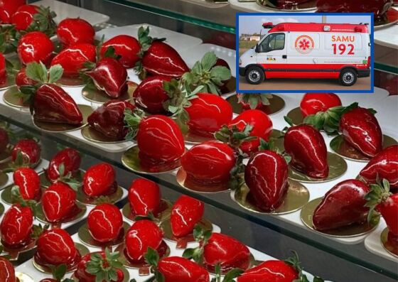 Mulher desmaia em fila para comprar ‘morango do amor’ em Cuiabá