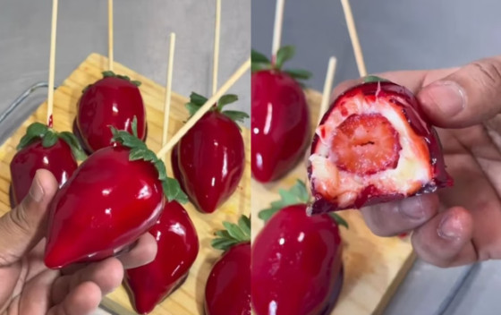 ‘Morango do Amor’ vira febre em Cuiabá e forma filas em docerias; veja onde comprar