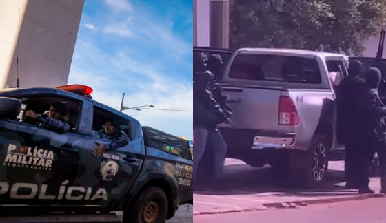 Reforço policial é enviado a Brasnorte após ataque a agência bancária