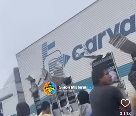 Caminhão da Carvalima é saqueado por indígenas; veja vídeo