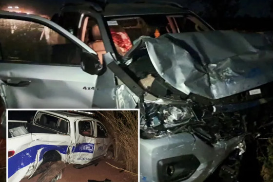 Acidente na BR-070: Peritos da Politec e família ficam feridos