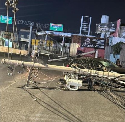 Acidente na Miguel Sutil poderia causar eletrocução; saiba como se proteger