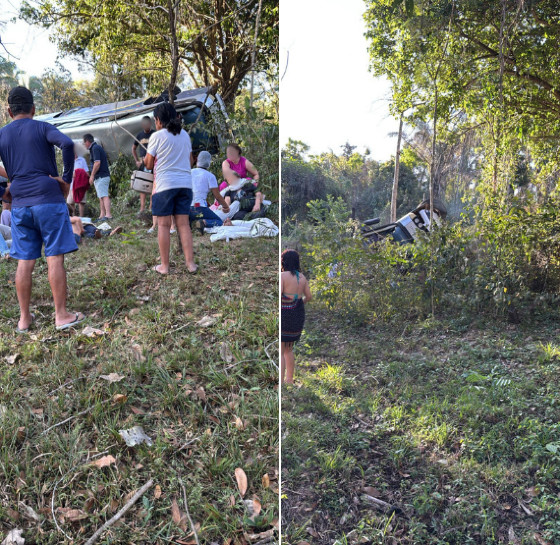 Passageira segue na UTI em estado grave após ônibus tombar; duas mulheres morreram