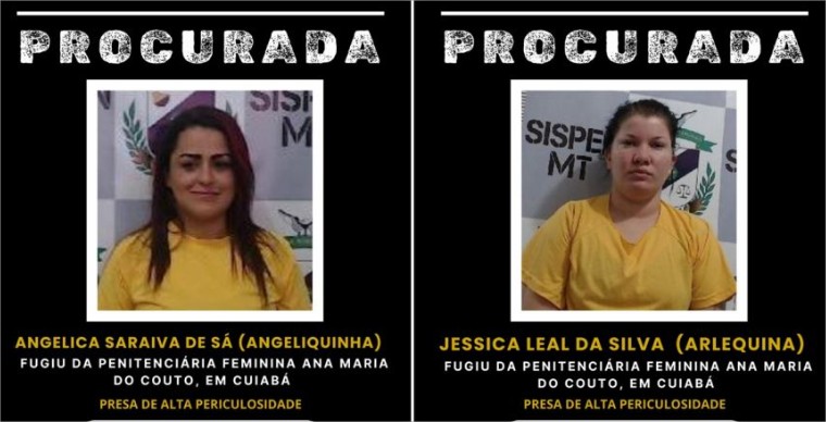 Líderes do CV condenadas a mais de 250 anos fogem de presídio