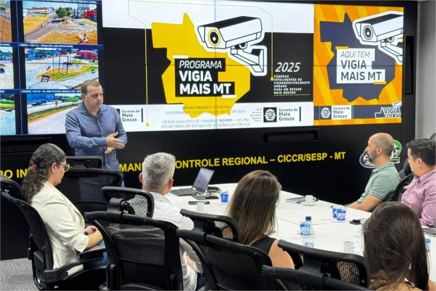 Comitiva de Minas Gerais visita Mato Grosso para conhecer o programa Vigia Mais MT