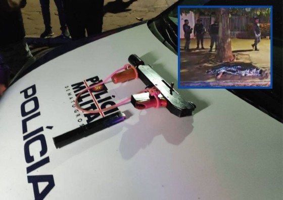 Policial militar à paisana impede assassinato em restaurante em MT