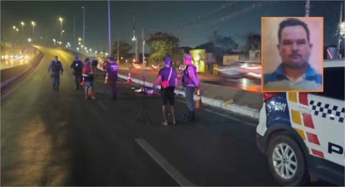Homem morre após ser atropelado por quatro veículos na Avenida Fernando Corrêa