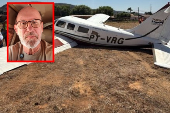 Vídeo feito dentro de cabine mostra momento em que avião de deputado faz pouso de emergência; veja