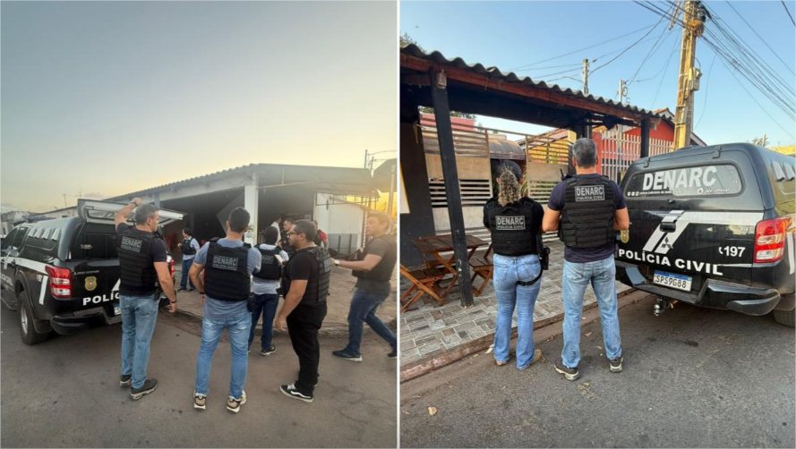 Operação prende 3 e fecha distribuidora usada como ‘boca de fumo’ em VG