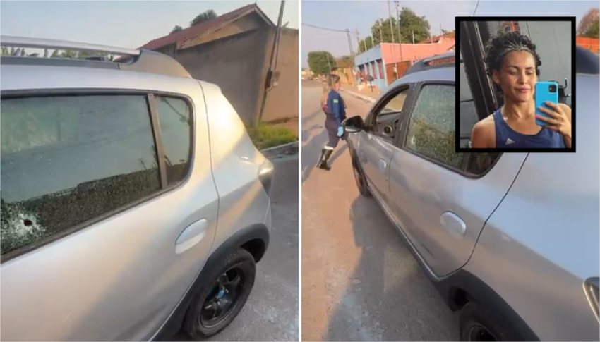 Treinadora de academia é morta a tiros dentro de carro em Várzea Grande; vídeo