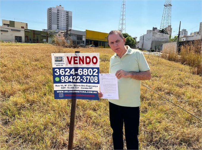 Vereador Dilemário denuncia tentativa de venda de área pública no bairro Consil