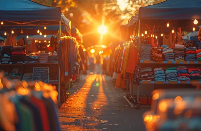 ’25 de Março’ cuiabana: rua do Centro de Cuiabá vira feira aos sábados