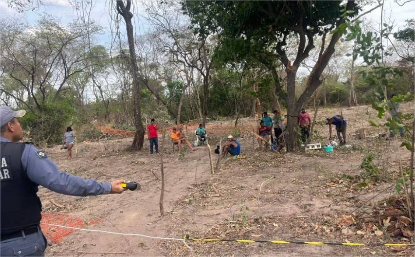Polícia Militar impede nova invasão de terras no bairro São José em Cuiabá