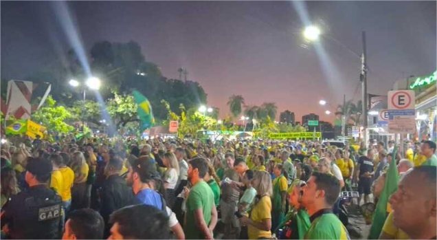 Vídeo mostra manifesto em favor da anistia em Cuiabá