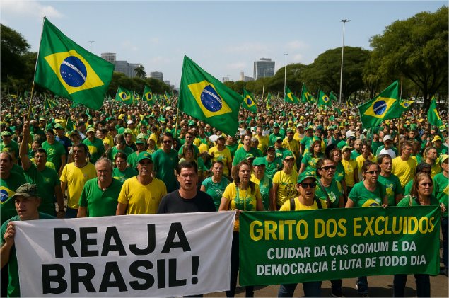 Mobilização Nacional: “Reaja, Brasil” toma as ruas em mais de 90 cidades neste domingo