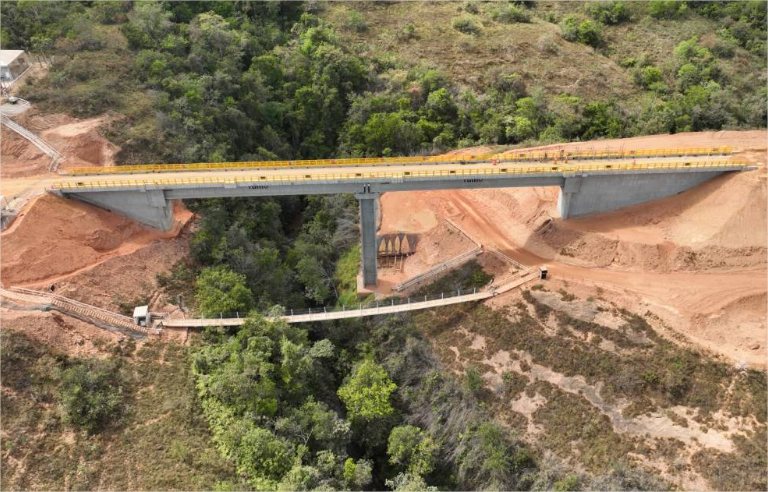 Rumo conclui nova ponte e avança com as obras da Ferrovia de MT