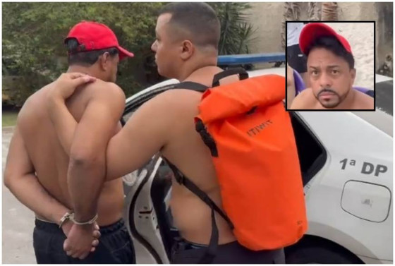 Polícia de MT prende líder de facção curtindo praia no Rio de Janeiro; veja vídeos