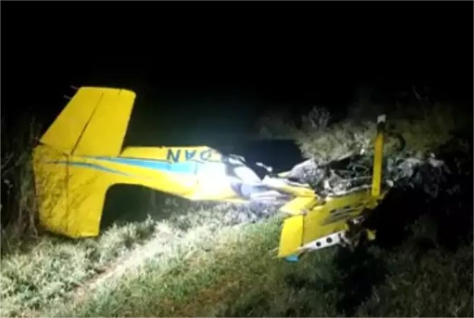Avião de pequeno porte cai no Pantanal e deixa 4 mortos