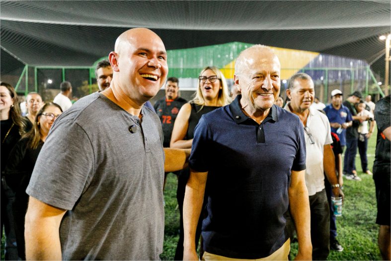 Abilio e Pivetta firmam parceria para multiplicar modelo de campo society em Cuiabá