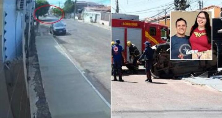 Vídeo mostra momento em que Sandero bate em Mercedes em acidente que deixou dois mortos no CPA