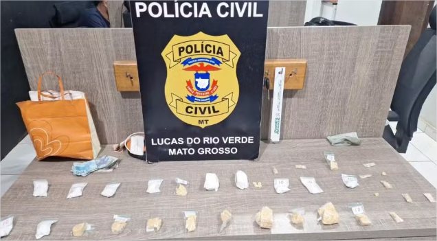 Motorista de app é preso suspeito de entregar drogas enquanto fazia corridas em MT