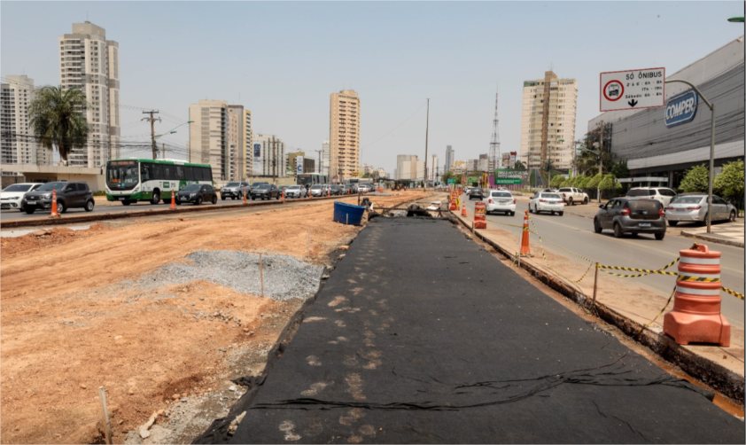 Avenida do CPA vai operar com faixa estreita a partir desta segunda-feira