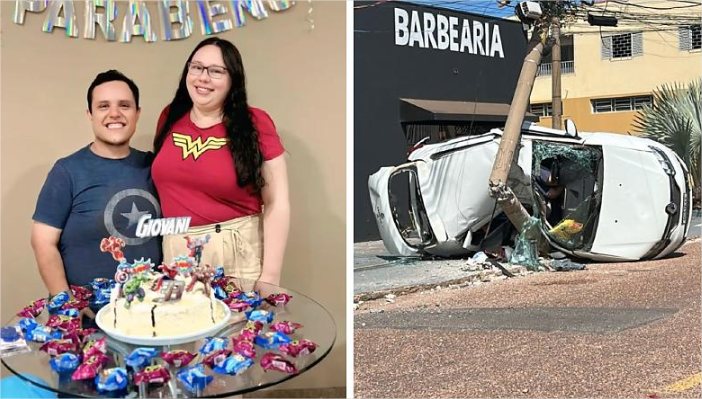 Casal de engenheiros morre em acidente envolvendo Mercedes em Cuiabá