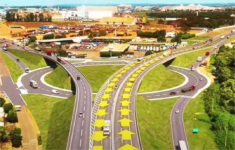 Complexo viário colocará um fim a gargalo na BR-163/364