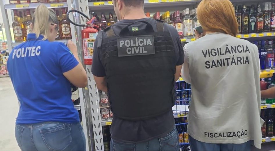 Forças de segurança intensificam ações contra adulteração de bebidas alcoólicas em Mato Grosso
