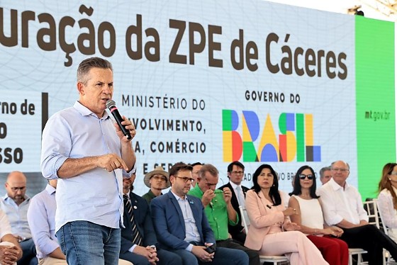 ‘A ZPE é um marco para a industrialização de Mato Grosso’, afirma governador