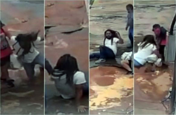 Câmera flagra repórter da Globo caindo em bueiro em Cuiabá; veja