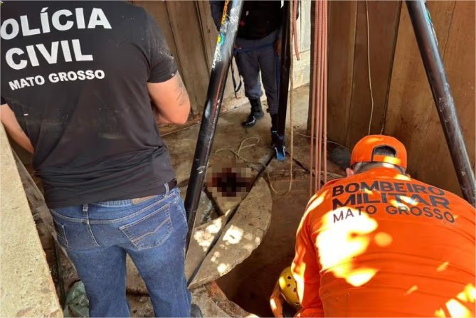 Vídeo: Corpo de homem é encontrado dentro de poço em MT; vítima sofreu violência
