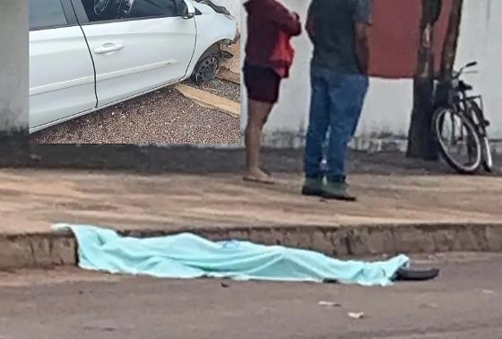 Ladrão furta carro, mata mulher atropelada e fere filho em MT