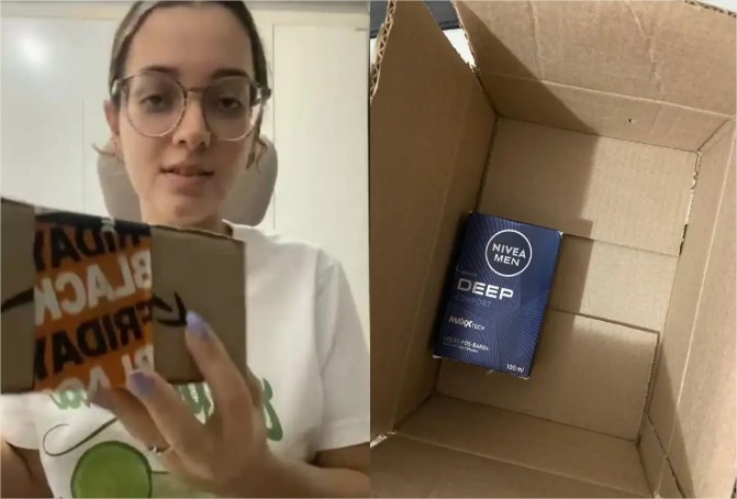 Estudante compra iPhone pela internet e recebe loção pós-barba no lugar