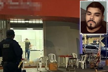 Jovem é morto em sorveteria e suspeito morre após tiros com PM