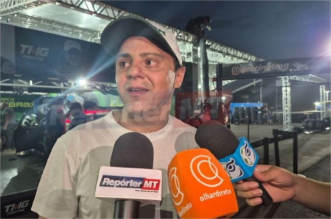 Felipe Massa se impressiona com pista do autódromo do Parque Novo MT: ‘Estrutura espetacular’