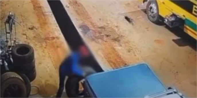 Servidor de prefeitura é filmado furtando pneus em MT; veja
