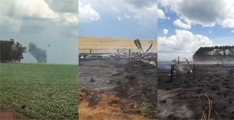 Piloto morre em queda de aeronave agrícola em fazenda no interior de MT