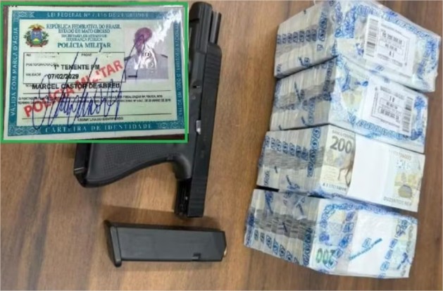 Policial Militar é preso ao sacar R$ 800 mil em espécie em MT; polícia investiga lavagem de dinheiro