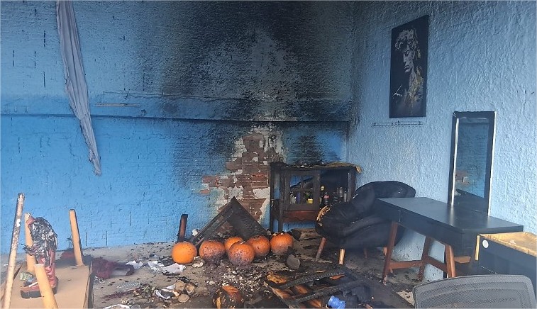 Templo de Quimbanda é incendiado durante ataque em Cuiabá; Veja vídeo