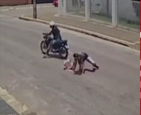 Garota pula de moto e escapa de sequestro em Mato Grosso; bandido foi preso