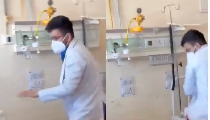 Vídeo mostra médico agredindo paciente em hospital; veja