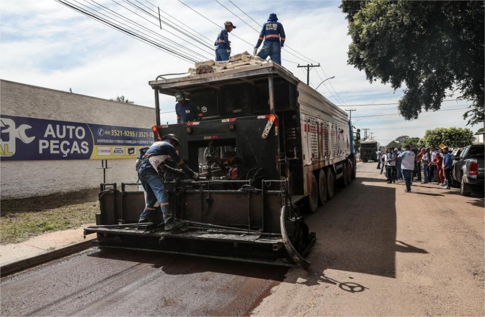 Governo vai investir R$ 68,7 milhões para recuperação de asfalto em nove cidades da Baixada Cuiabana