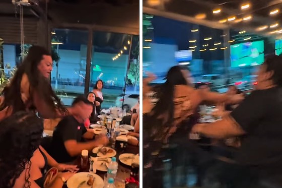 Influenciadora invade pizzaria e agride homem em Cuiabá