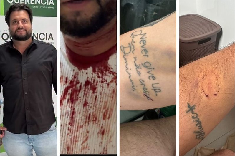 Empresário nega acusações e diz que ele é quem foi agredido por mulher