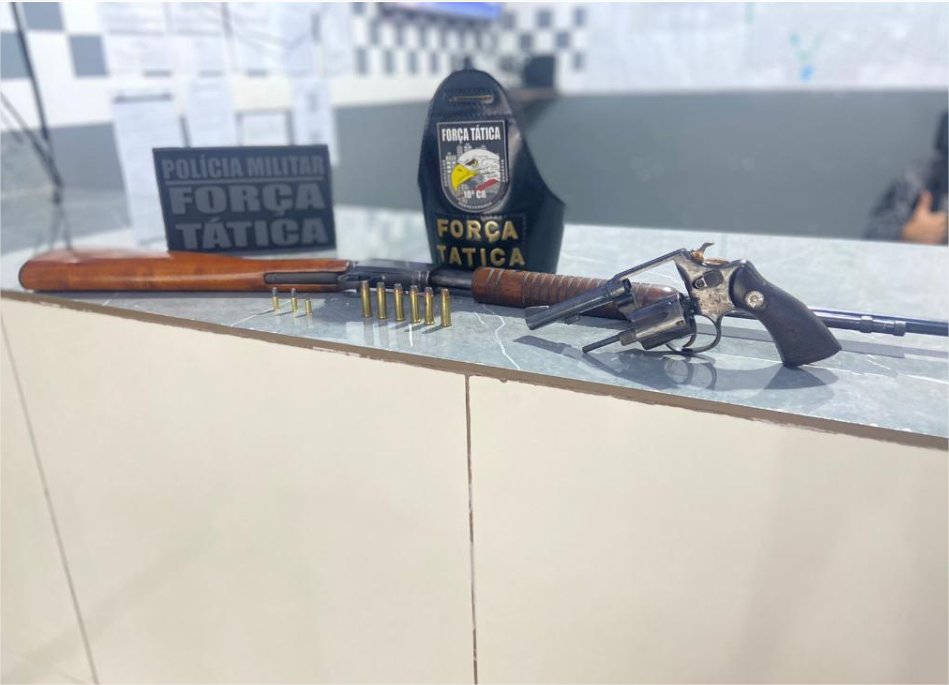 Foragido da Justiça por roubo a banco no Tocantins é preso pela Força Tática em Vila Rica