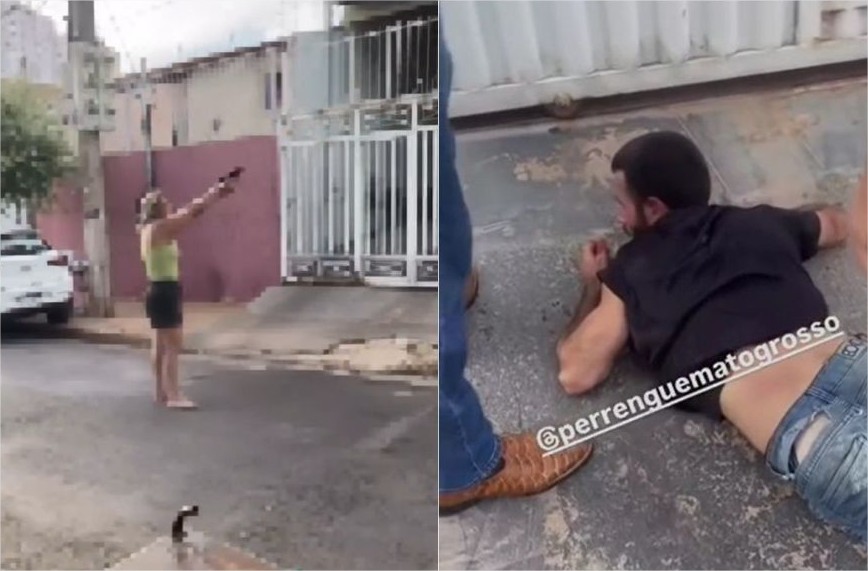 Mulher que enfrentou ladrão no telhado de casa é policial civil e bandido já está solto